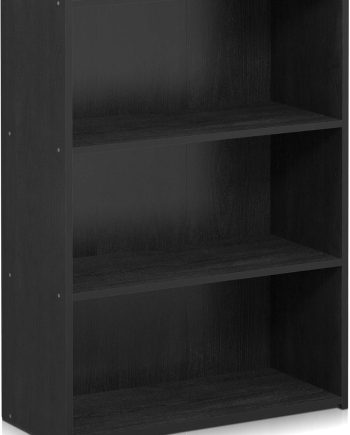 3-Tier Open Shelf Bookcase, Americano