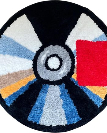 Rug -  Rug - Handmade Tufted Decor - Handmade & Premium- 28in (70cm) - Aesthetic Room Decor - Preppy bathmat - Designer Rugs Cd